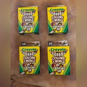 Crayola Colors of the World Crayons Set- 4 boxes